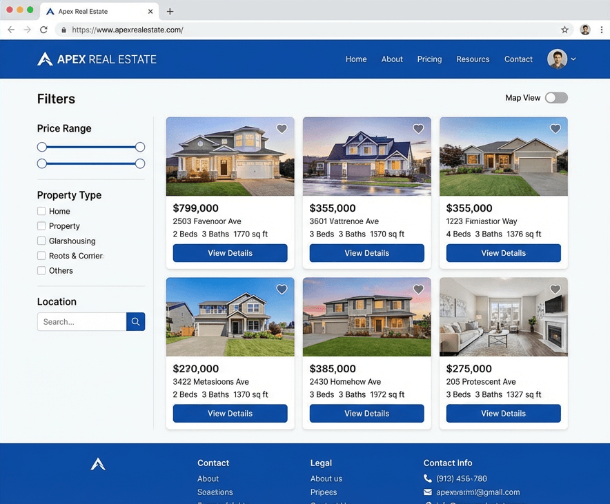 Real Estate - Property Listings