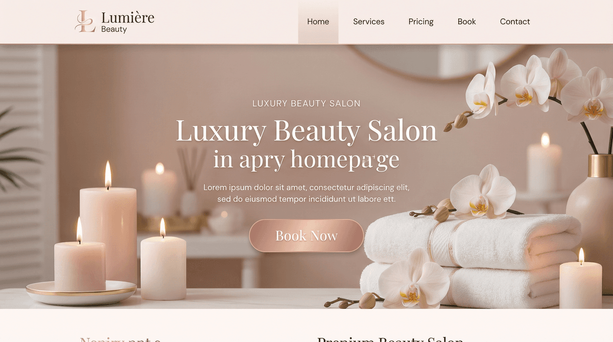 Salon & Spa Template